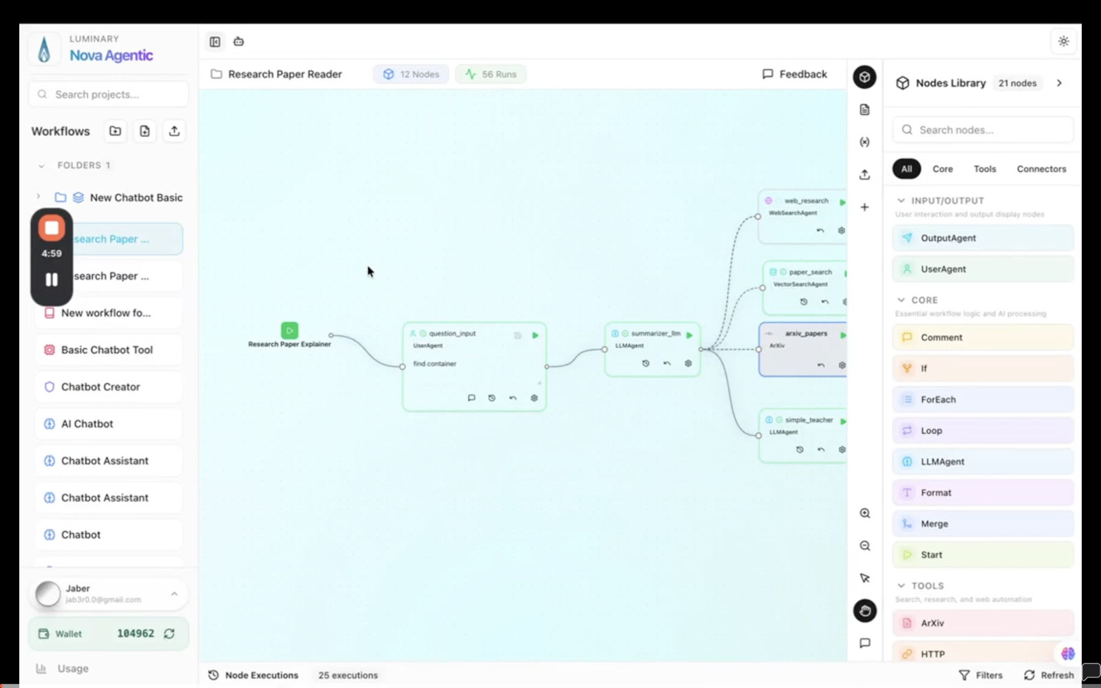 NOVA — AI Workflow Builder